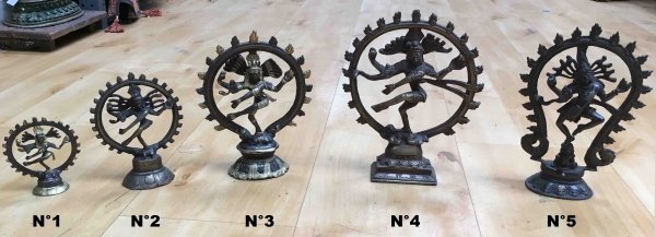 roue Shiva Nataraja bronze 8 17 cm Sedan Ardennes