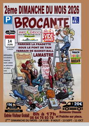 Affiche BROCANTE D'ETE LAMASTRE 07