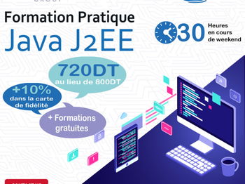 Annonce Formation Java JEE 100% pratique L&#039;Ariana Tunisie