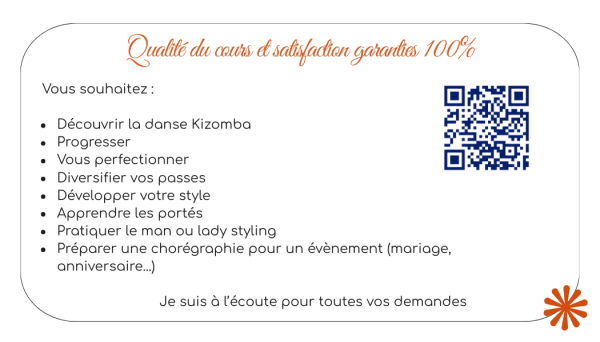 Cours privés de danse Kizomba