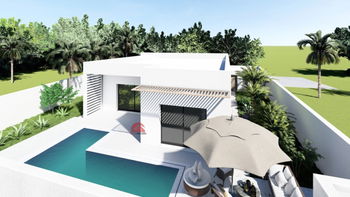 Vente projet villa piscine houmt souk djerba- Tunisie