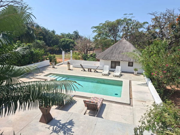 vue de la suite parentale de la villa