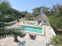 vue de la suite parentale de la villa