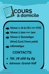 Annonce Cours particuliers informatique Achères Yvelines