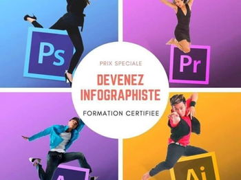 Devenez Designer Infographiste dans 1 Mois seulement 225 DT Tunis