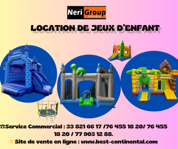 Annonce LOCATION JEUX D&#039;ENFANT Dakar Sénégal