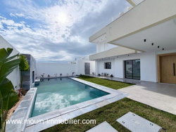 villa avec piscine neuve à vendre à Hammamet zone sindbed