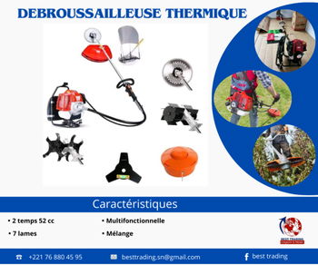 Annonce VENTE DEBROUSSAILLEUSE THERMIQUE Dakar Sénégal