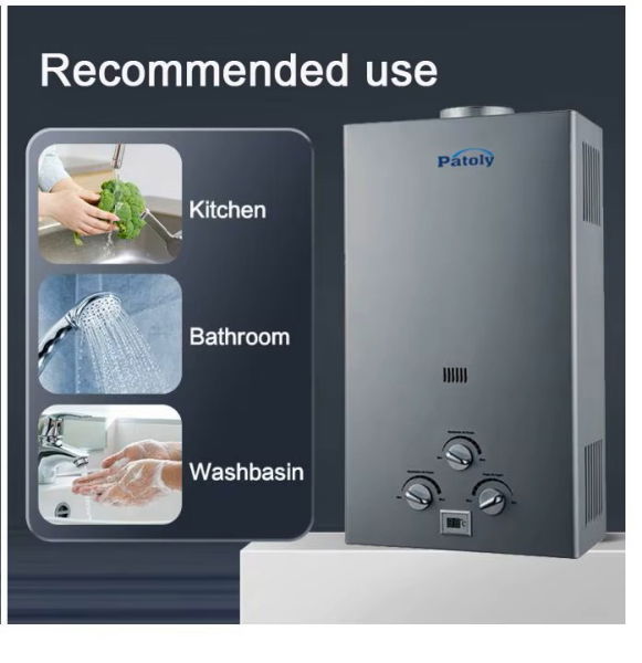 Chauffe eau d'interieur avec Design 10L/mn