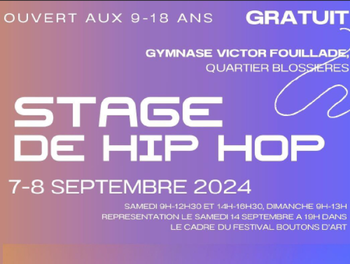 Annonce Stage hip-hop Orléans Loiret