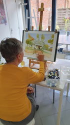 peinture à l'huile