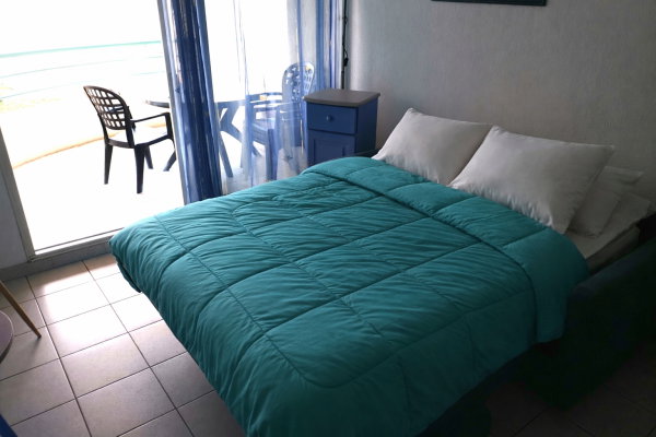 Canapé lit déplié