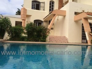 Location Jolie villa piscine rabat Souissi Maroc