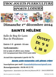 Affiche Troc jouet 1er décembre 2024
