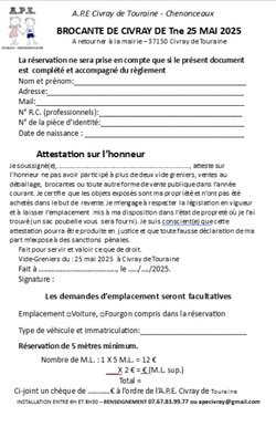 fiche d'inscription