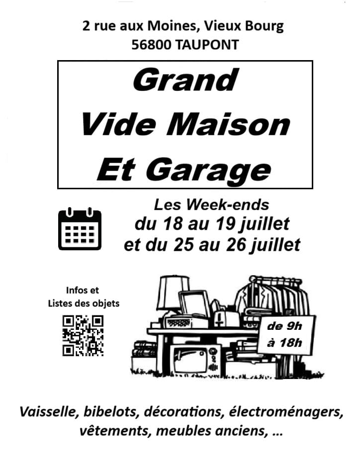 grand vide maison garage