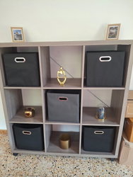 Meuble 9 cases avec paniers