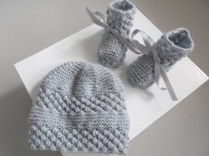 Cadeaux naissance tricot laine bébé fait main Sète Hérault
