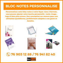 bloc-notes personnalisé