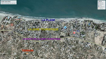 Vente Terrain 726 m2 superficie prés Zone Touristique Djerba Tunisie