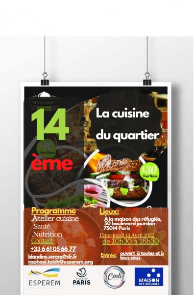Atelier cuisine nutrition gratuit Paris