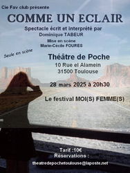 Affiche Comme un eclair