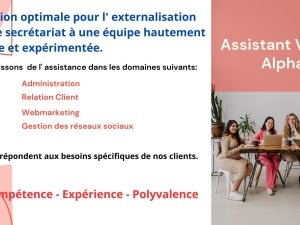 Assistant Virtuel Alpha l&#039; externalisation votre secrétariat! Paris