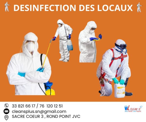 NETTOYAGE DESINFECTION DES LOCAUX Dakar Sénégal