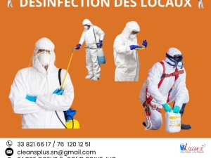 Annonce NETTOYAGE DESINFECTION DES LOCAUX Dakar Sénégal