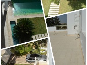 Soukra Chotrana 3 très belle villa contemporaine jardin piscine parking