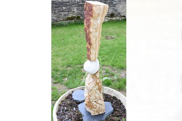 sculpture jardin marbre