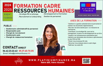 Annonce Formation HAUT CADRE RESSOURCES HUMAINES Rabat Maroc