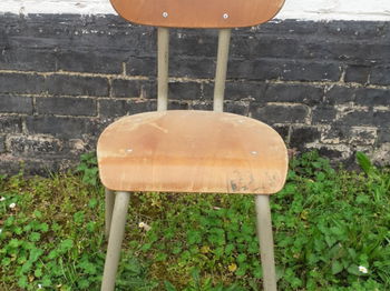 Chaise d&#039;écolier vintage Renaix Belgique