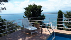 Vue panoramique depuis l'appartement