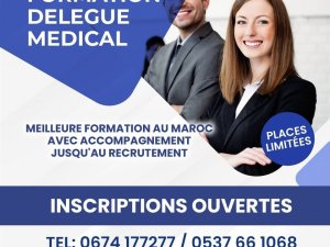 Formation délégué médical Rabat Maroc