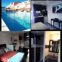 Location Cap d'Agde village naturiste studio,piscine Hérault