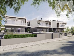 Projet approuvé pour villa moderne 4 chambres dans copro privée PISCINE São Brás Alportel Algarve