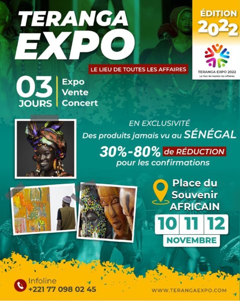 EXPO TERANGA éDITION 2022 Dakar Sénégal