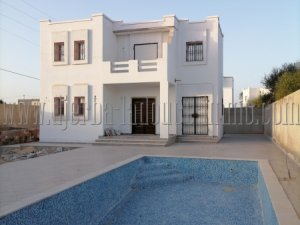 Vente Villa neuve piscine Djerba Midoun Tezdaine Tunisie