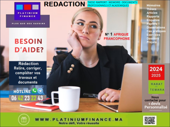 Rédaction Totale – Partielle THESE -RAPPORT MEMOIRE DOCUMENTS PROFESSIONNELS