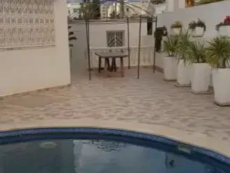 Location villa s+4 kaysar mimosas Hammamet Tunisie