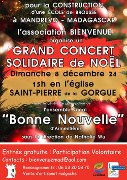 notre Grand Concert Solidaire de Noël