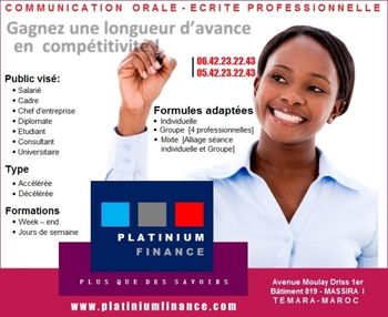Communication orale–Ecrite professionnelle Rabat Maroc