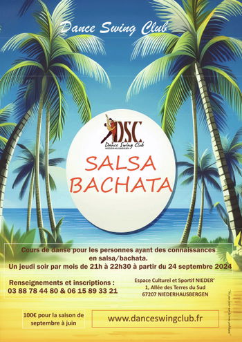 Cours Salsa Bachata Niveau DEBUTANT Niederhausbergen Bas Rhin