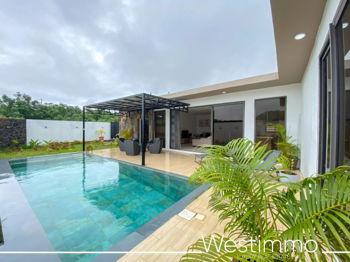 GRAND BAIE - Location long terme Magnifique Villa moderne neuve 3 chambres et piscine.