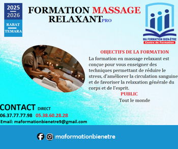 FORMATION MASSAGE RELAXANT PRO