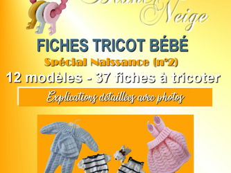 patron tuto tricot bb modèle layette bébé à tricoter