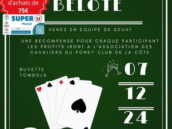 Annonce Concours belote Aunac Charente