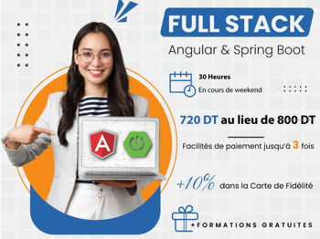 Formation Full Stack Angular &amp; Spring Boot Tunis Tunisie