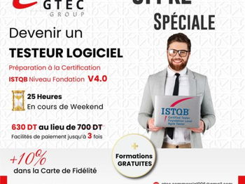 Annonce Préparez-vous certification ISTQB Foundation Level V4 0 L&#039;Ariana